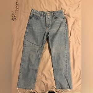 Topshop cropped jeans